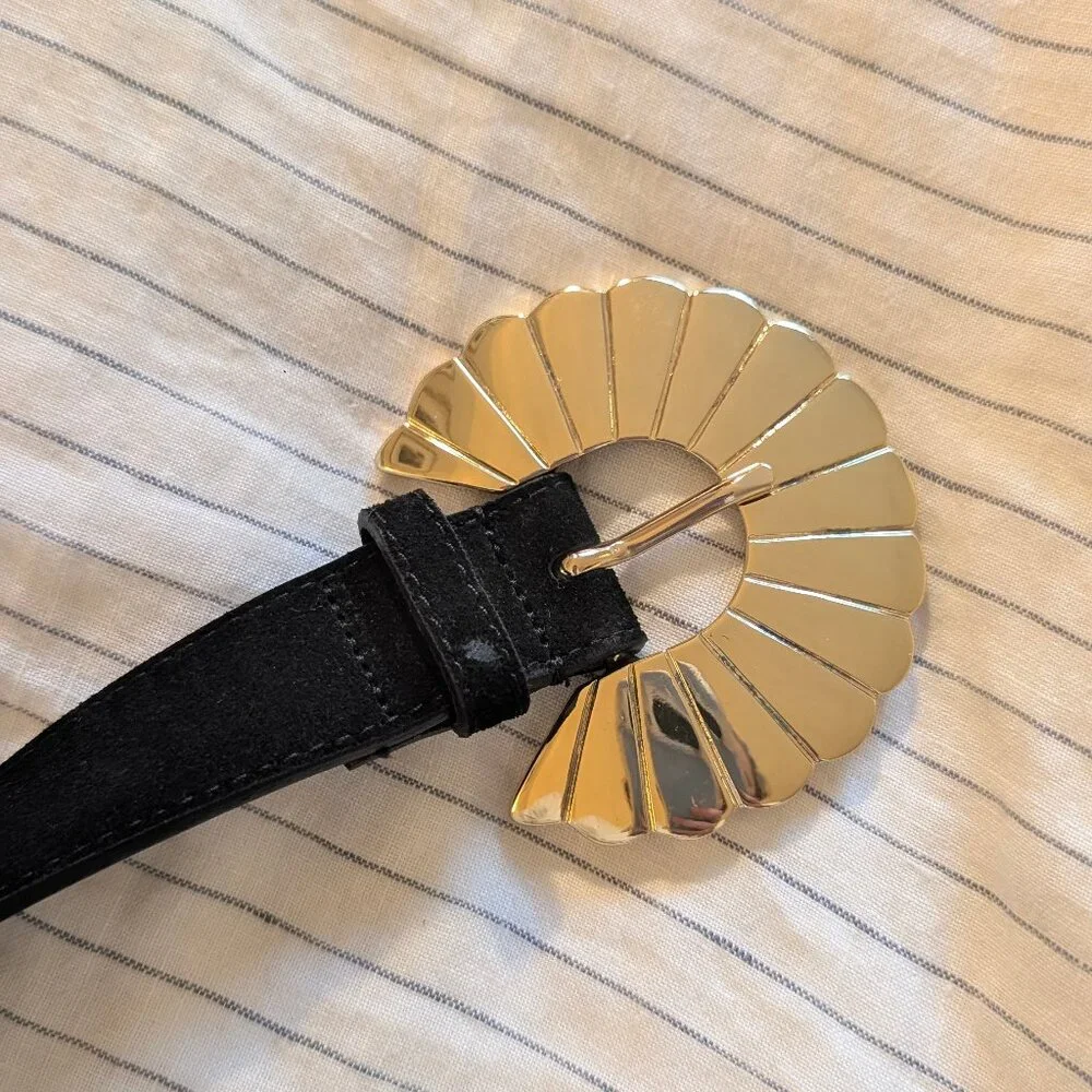 Sezane Sandy belt in gold and black - Picture 4 of 7